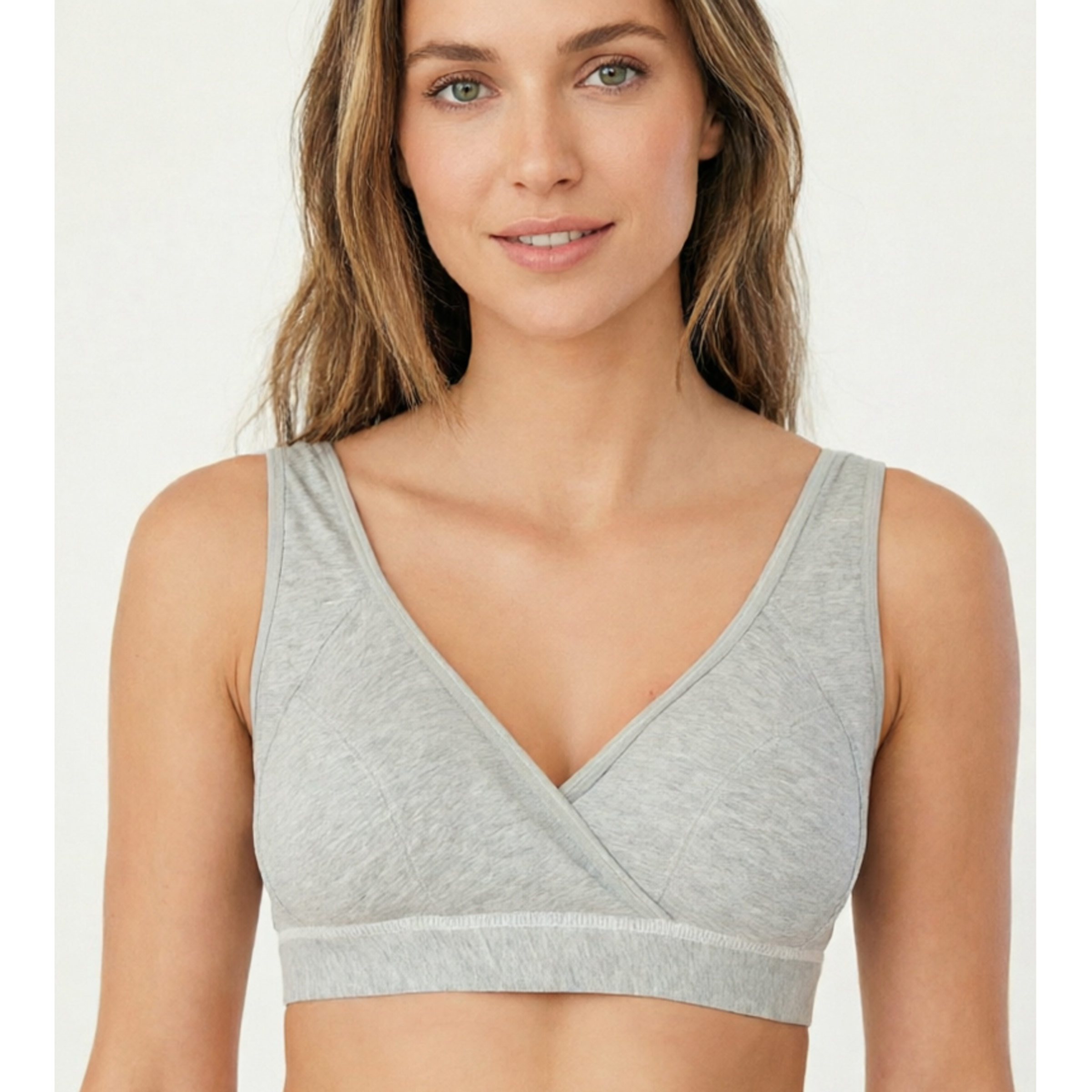 Nursing Bra Sleep - Comfy Maternity Nursing Bra Wireless Breathable