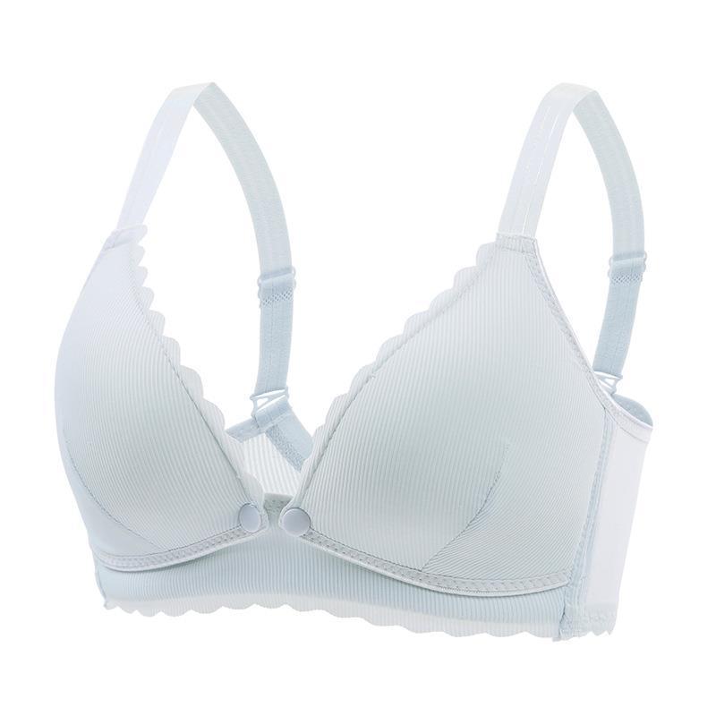 Nursing Solid Color Woman Bra  - Nursing Bra Sleep 评论和价格