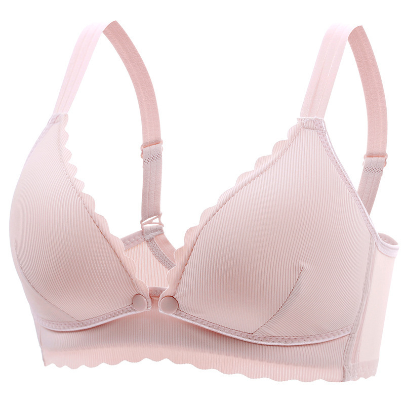 Nursing Solid Color Woman Bra  - Nursing Bra Sleep 评论和价格