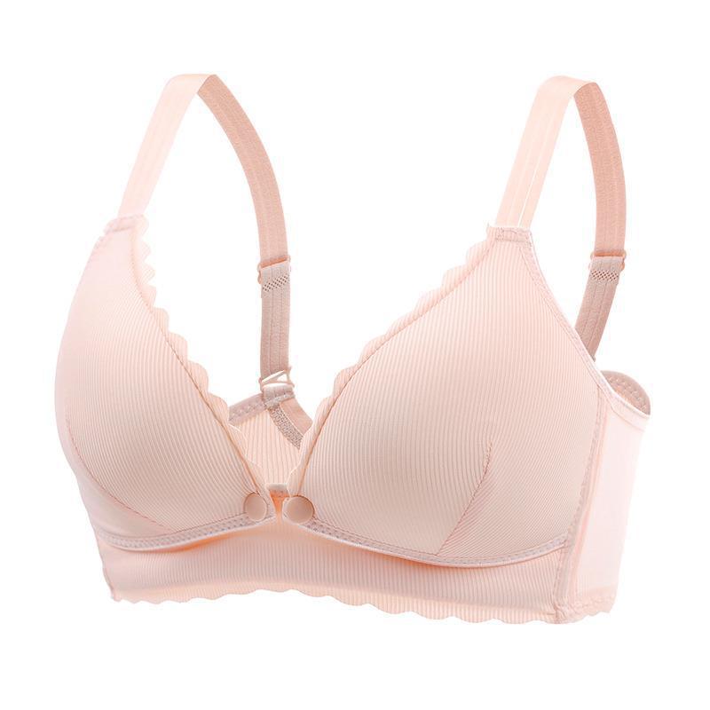 Nursing Solid Color Woman Bra  - Nursing Bra Sleep 评论和价格