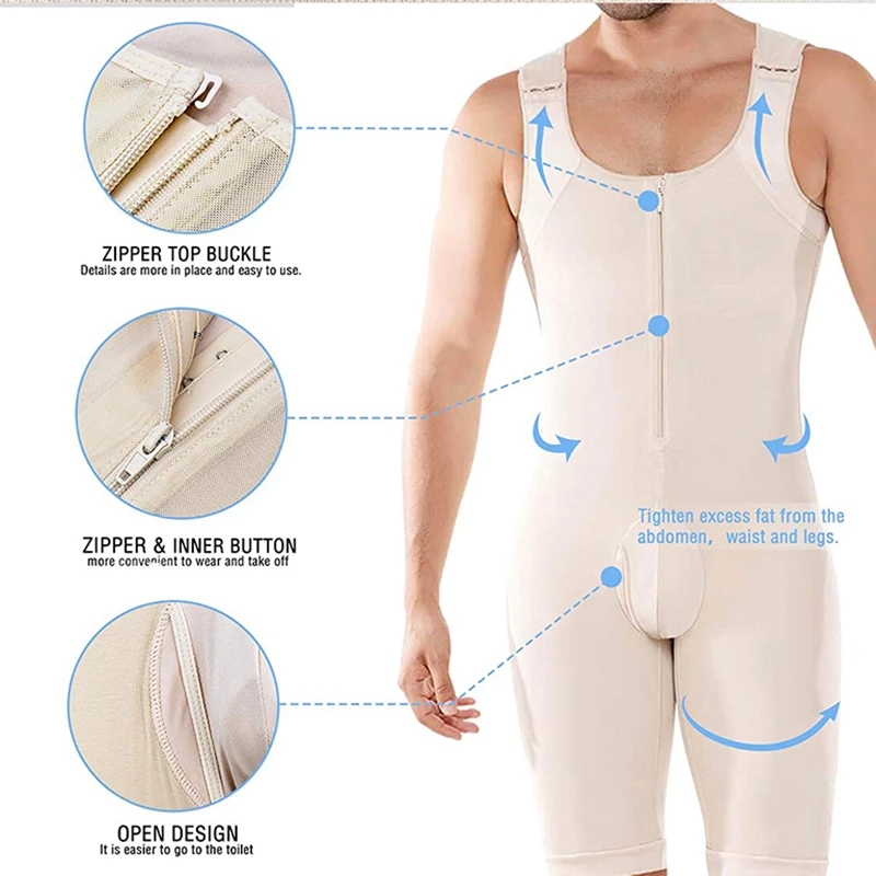 Men's Shapewear Bodysuit Full  - Shapewear Bodysuit Firm 评论和价格